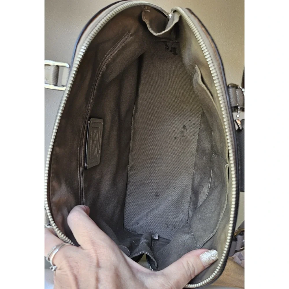 Coach Sierra Satchel in Khaki Color (Large)